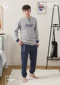 PIGIAMA RAGAZZO M/L 4138 Tellini S.r.l. Ingrosso Abbigliamento